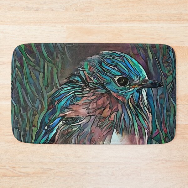 Item preview, Vert piaf, bird, Lea Roche paintings, bird, oiseau designed and sold by L. ROCHE.