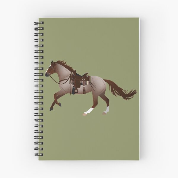 Item preview, Red Roan Ranch Horse - Equine Rampaige designed and sold by equinerampaige.