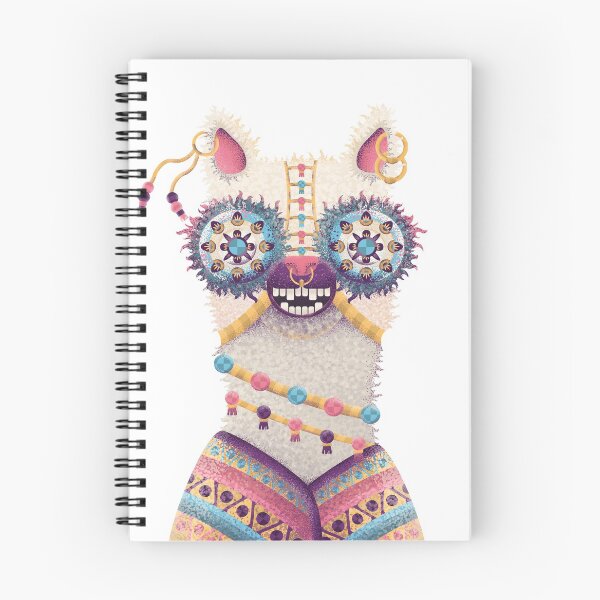 Item preview, Llama - Carnival time white designed and sold by Graciela Mendez.