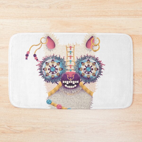 Item preview, Llama - Carnival time white designed and sold by Graciela Mendez.