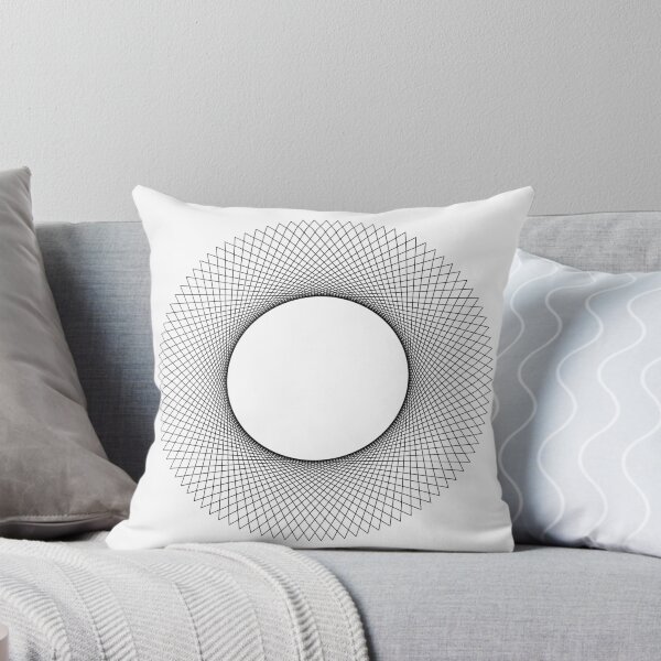 Item preview, Curve Stitching in a circle, black on white designed and sold by Raymond Gilford.