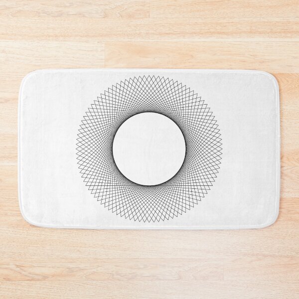 Item preview, Curve Stitching in a circle, black on white designed and sold by Raymond Gilford.