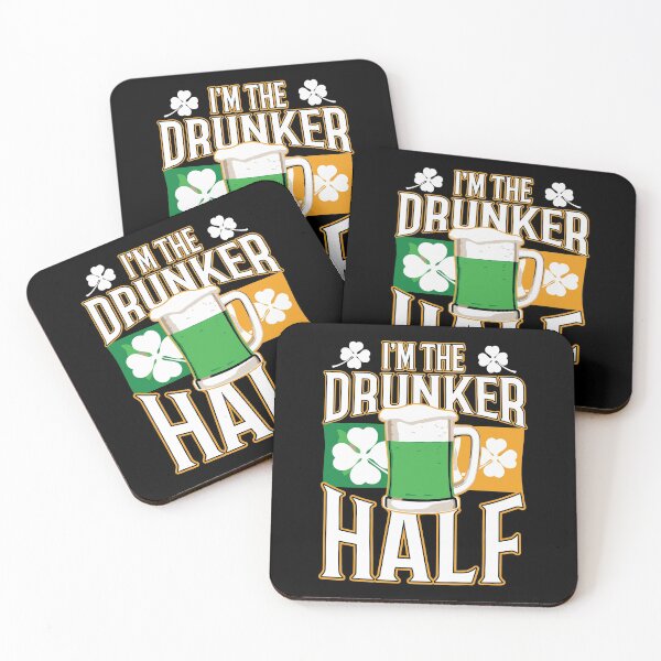Item preview, The Drunker Half St Patricks Day Funny Patrick designed and sold by BallonFlyToSky.