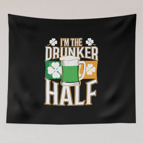 Item preview, The Drunker Half St Patricks Day Funny Patrick designed and sold by BallonFlyToSky.