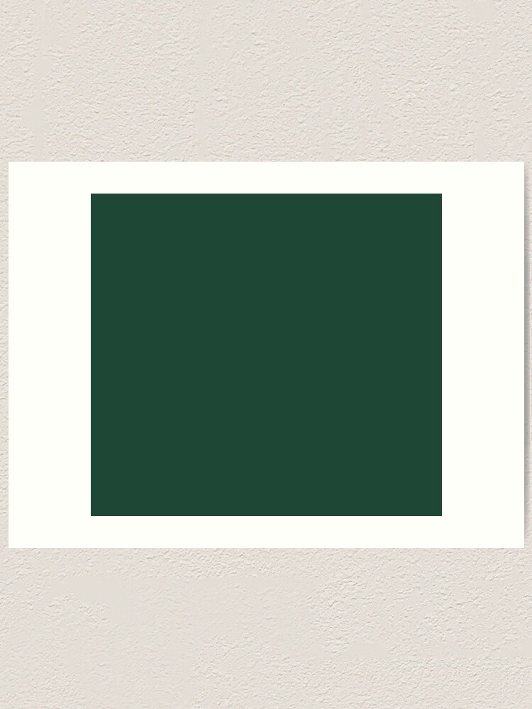 Dark Emerald Green - Lowest Price On Site - Accent Color Decor Canvas  Print for Sale by WizzlesEmporium