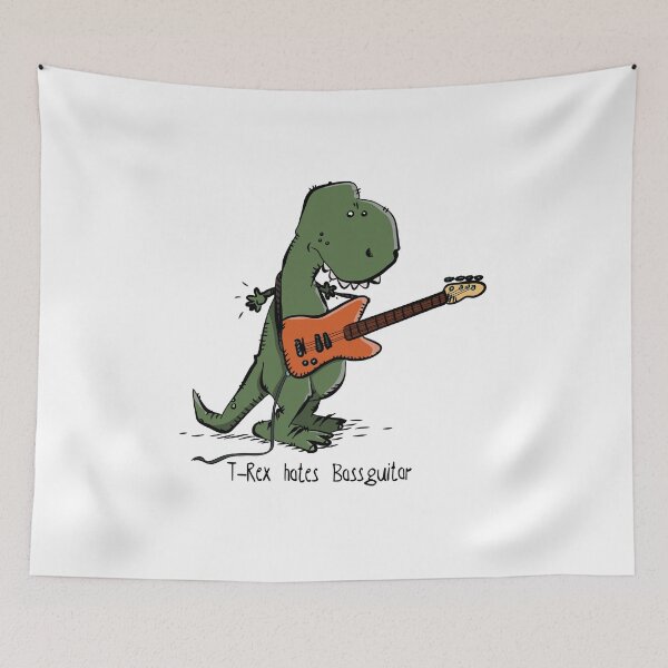 Item preview, T-Rex has bass guitar designed and sold by chrisbears.