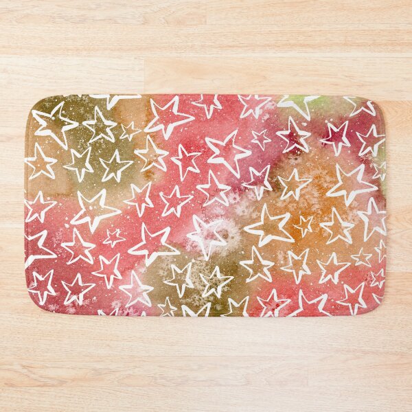 Item preview, Galaxy Watercolor Stars Brown Background designed and sold by Amandeen.