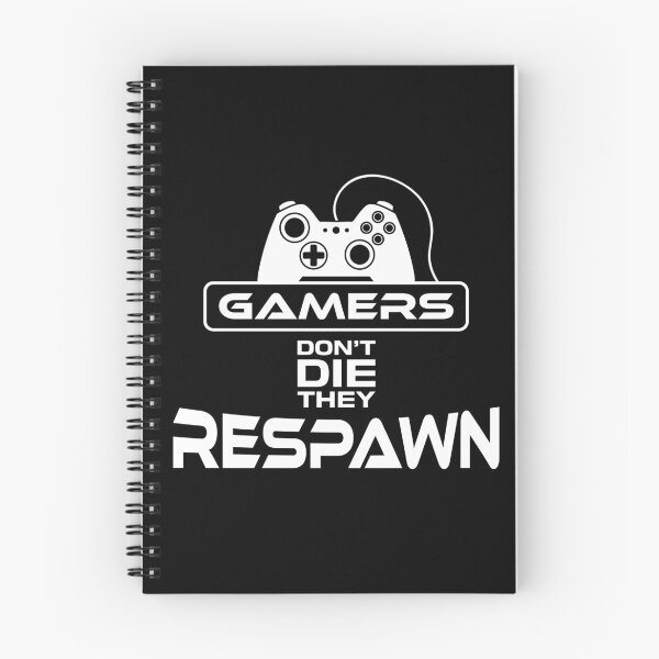 Item preview, Gamers | don't die | they | respawn | cool designed and sold by RascalMedia.
