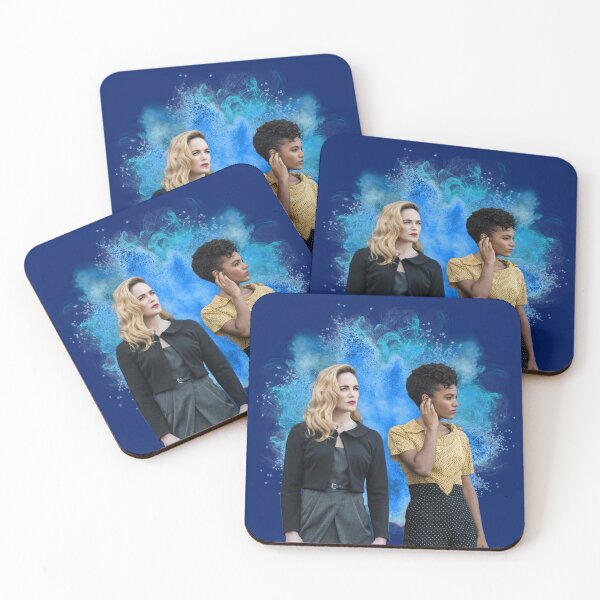 Item preview, Charlie and Sara Lance blue background designed and sold by dutchchu.