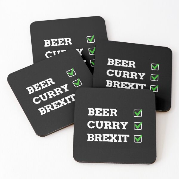 Item preview, Funny BEER CURRY BREXIT  designed and sold by PokerFace420.
