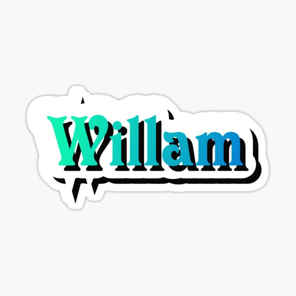 Item preview, William designed and sold by Aliibnouhassan.