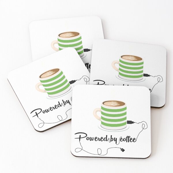 Item preview, Powered by coffee designed and sold by xagta10.