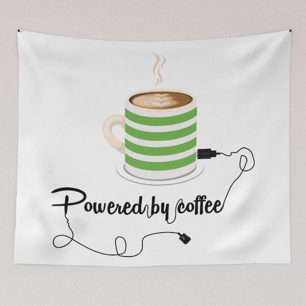 Item preview, Powered by coffee designed and sold by xagta10.