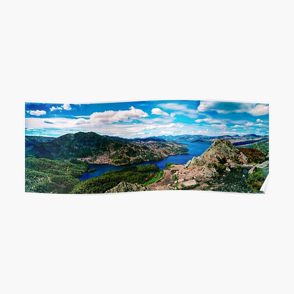 Ben Aan and Ben Venue | Loch Katrine | The Trossachs | Scotland Poster