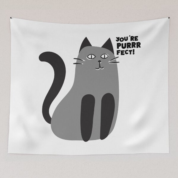 Item preview, YOU'RE PURRRFECT designed and sold by EdsTshirts.
