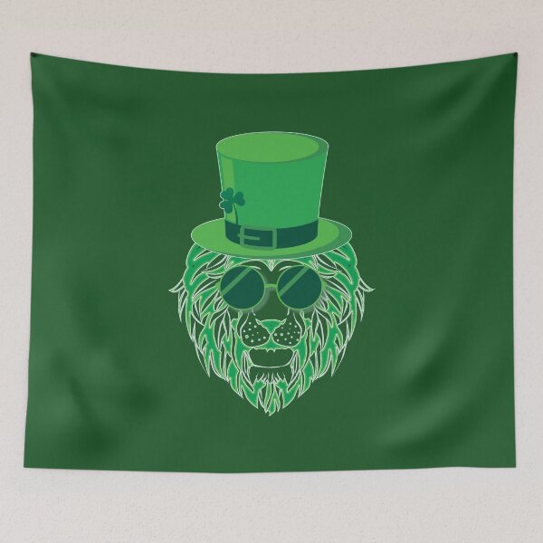 Item preview, St. Patrick's Day Lion In Hat designed and sold by Yernarb.