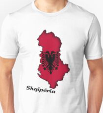 Zammuel's Country Series - Albanian (Albanian text) Slim Fit T-Shirt