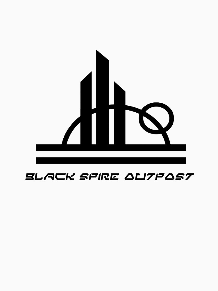 Extra Large Black spire store outpost zip up hoodie