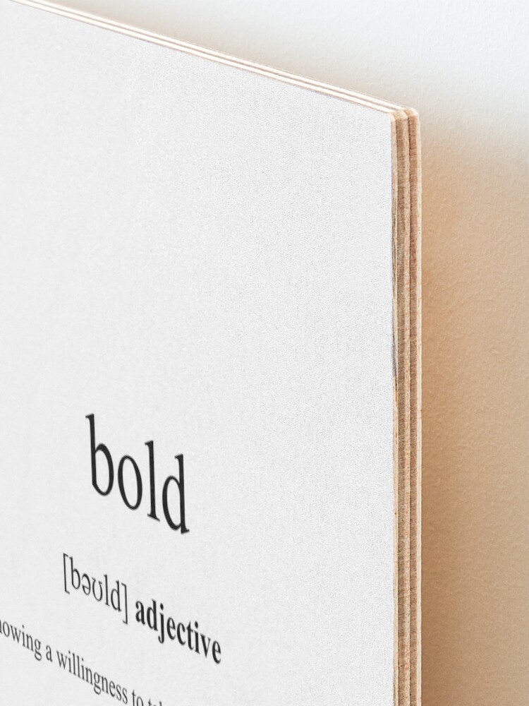 DEFINE BOLD – Define Bold