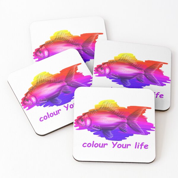 Item preview, "Color your life" fish designed and sold by Raphaela Pohle.