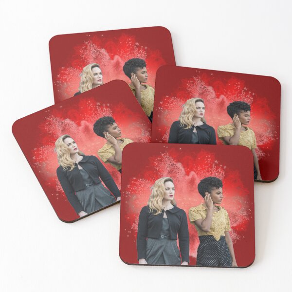Item preview, Charlie and Sara Lance red background designed and sold by dutchchu.