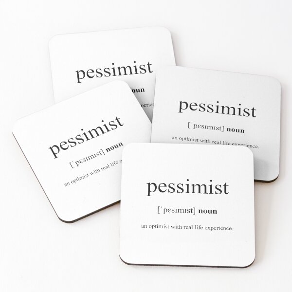 Item preview, Pessimist Definition | Dictionary Collection designed and sold by Designschmiede.