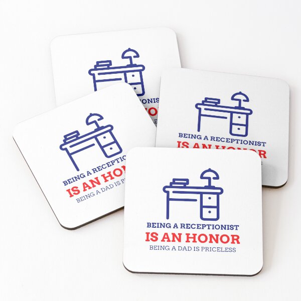 Item preview, Being A Receptionist Is An Honor, Being A Dad Is Priceless designed and sold by EdifyEra.