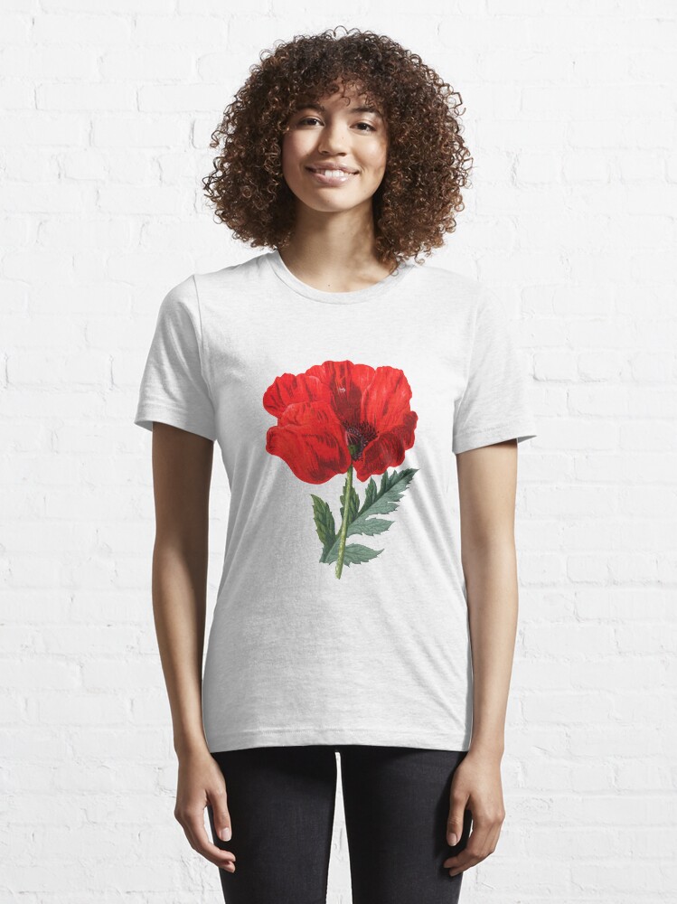 Alternative Ansicht von Vintage Poppy Essential T-Shirt