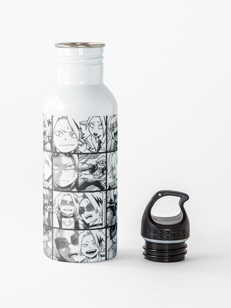 Alternate view of kaminari denki- manga black and white version Water Bottle