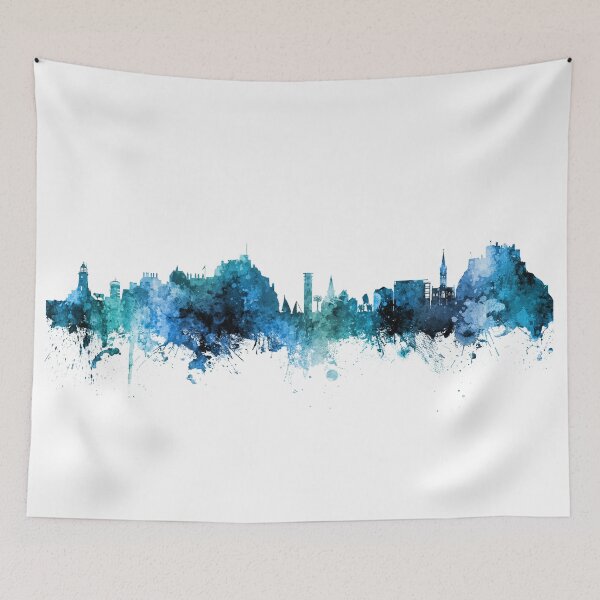 Item preview, Jersey Channel Islands Skyline designed and sold by ArtPrints.
