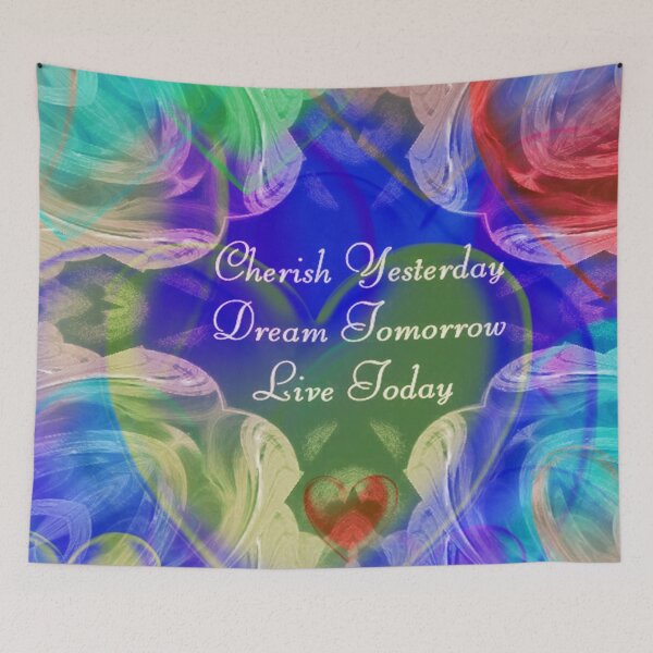 Item preview, Cherish Yesterday ~ Dream Tomorrow ~ Live Today designed and sold by Lynn  Marie Sharp.