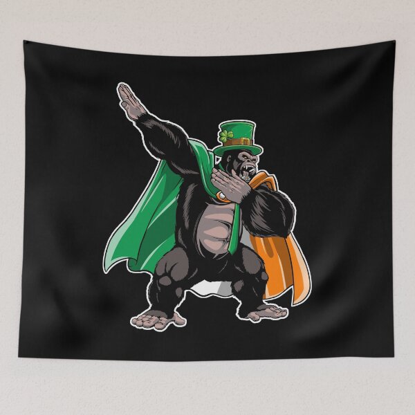 Item preview, Dabbing Gorilla Leprechaun St Patricks Day T Shirt For Boys Girls Kids Men Women designed and sold by LiqueGifts.