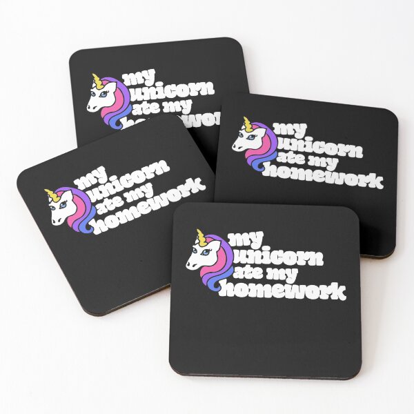 Item preview, My unicorn ate my homework designed and sold by FrictionMaxxing.