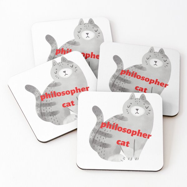 Item preview, cat philosopher  designed and sold by harry mac.