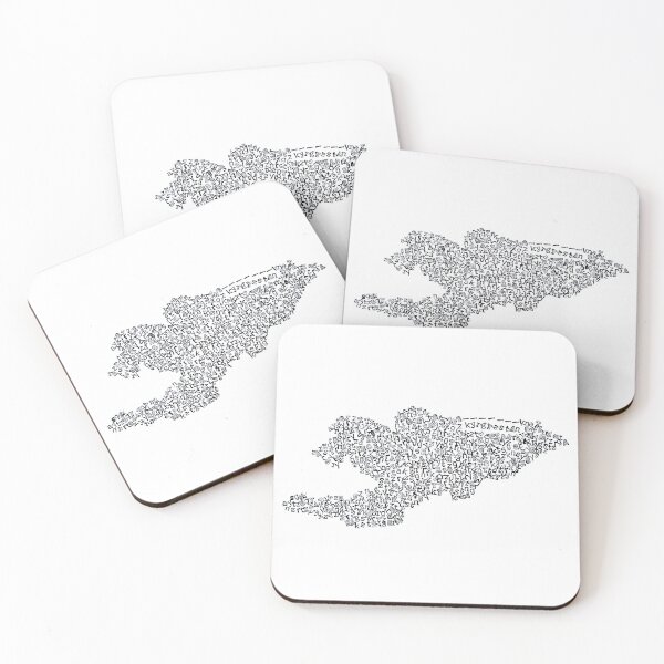 Item preview, Illustrated map of Kyrgyzstan designed and sold by acediscovery.