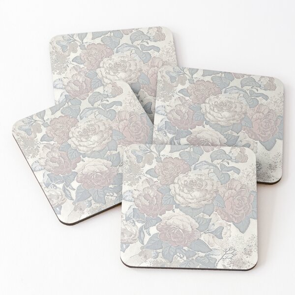 Item preview, Faded Antique French Floral Fabric designed and sold by FuzzyHoney.