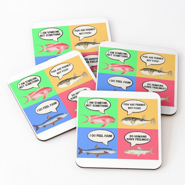 Item preview, Fish are friends, not food! designed and sold by reasonablemunki.