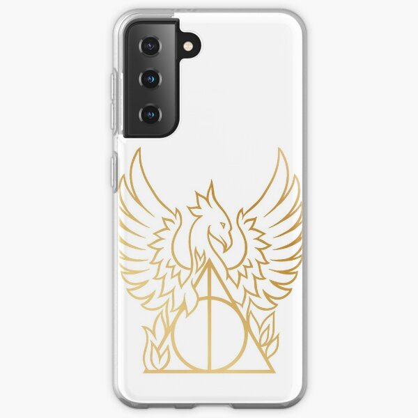 Gold Phoenix Hallows Samsung Galaxy Soft Case