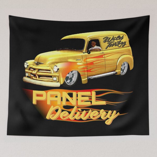 Item preview, 1954 Panel Delivery Classic Truck Wild Turkey Slammed Flamed  designed and sold by CharJens.