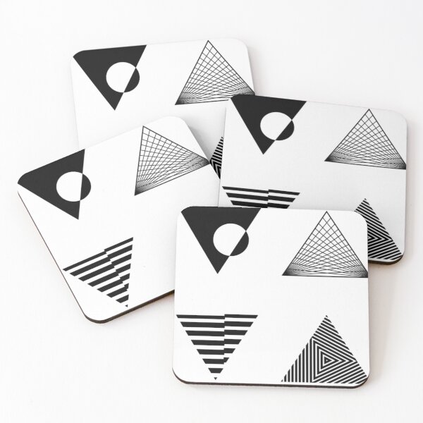 Item preview, geometric triangles pack designed and sold by voidstickers.