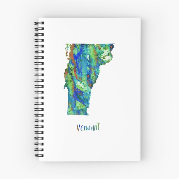 Artikelvorschau, Vermont entworfen und verkauft von Rosaliartbook.