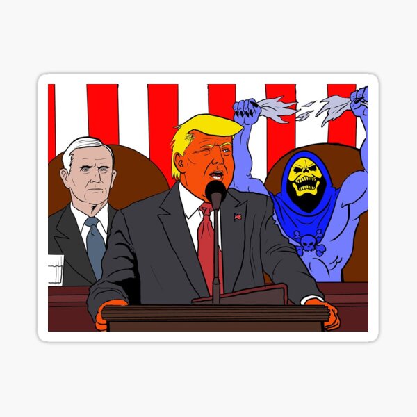 Skeletor Pelosi Sticker