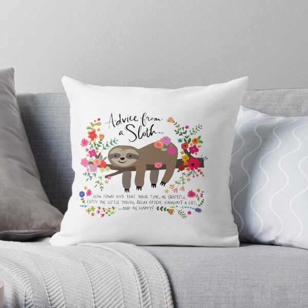 VepaDesigns Cute Easy Lazy Christmas Funny Ideas Retro Biking Sloth Funny Christmas Gift Throw Pillow Multicolor 16x16 VepaDesigns Cute Easy Lazy Christmas Funny Ideas Retro Biking Sloth Funny Christmas Gift Throw Pillow Multicolor 16x16