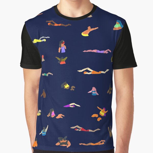 Item preview, Swimming Crowd  designed and sold by taleoftomorrow.
