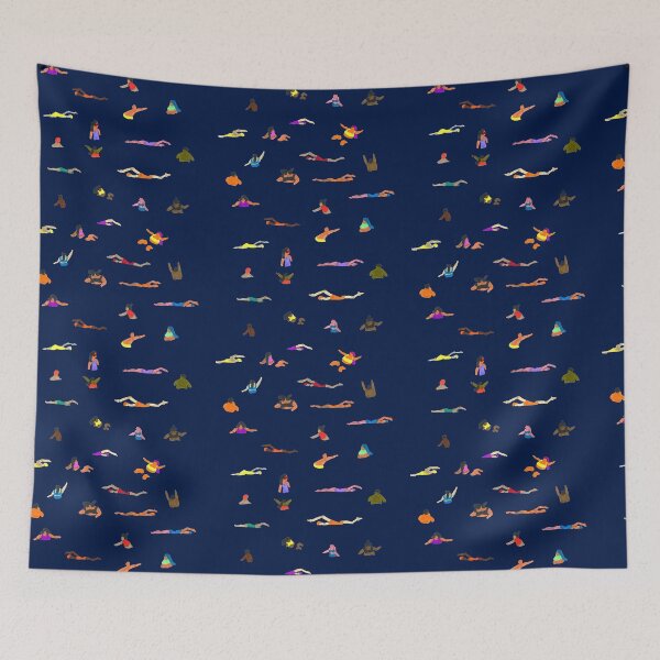 Item preview, Swimming Crowd  designed and sold by taleoftomorrow.