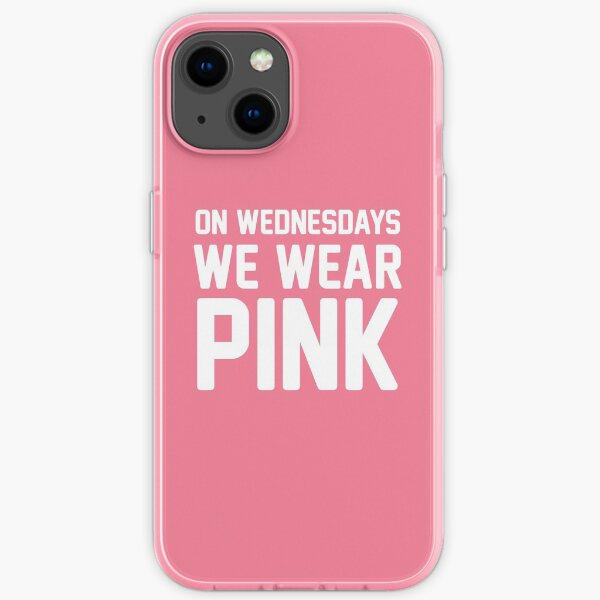 On Wednesdays We Wear Pink iPhone Soft Case