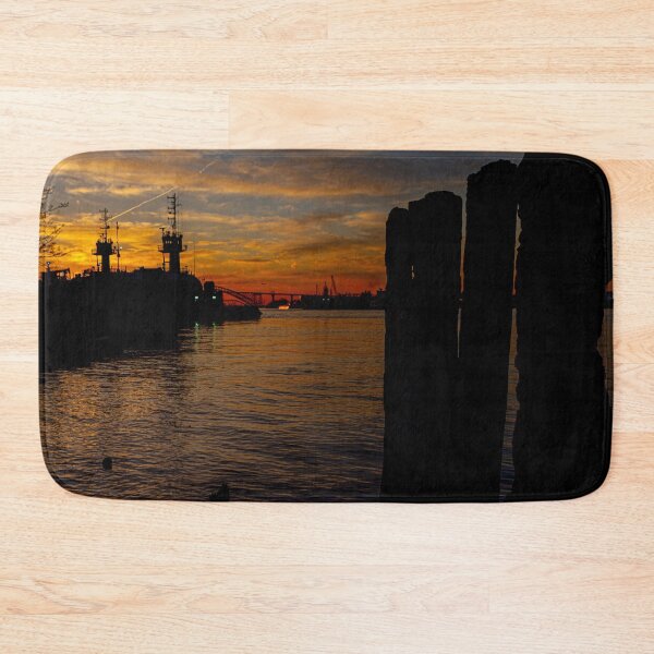 Item preview, Sun Setting on Tug Boats designed and sold by ShootFirstNYC.