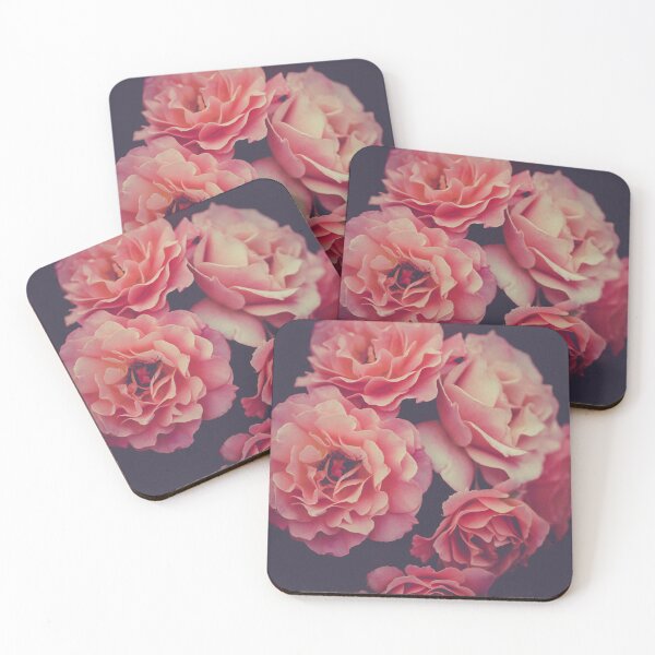 Item preview, Pink Roses on Black designed and sold by Emma Parrish.