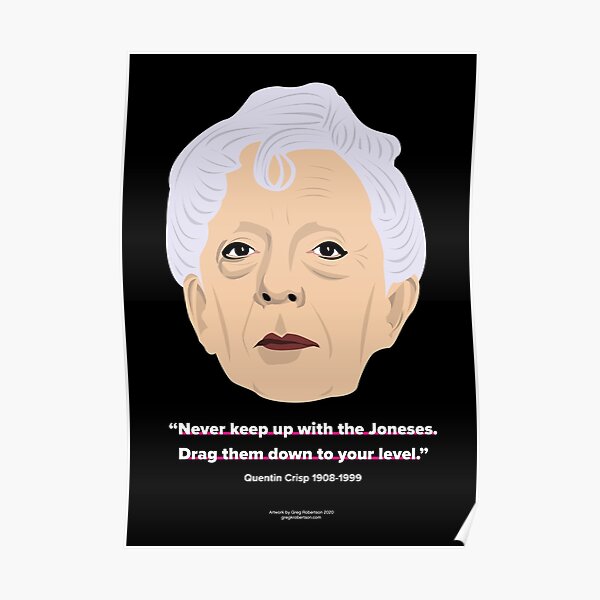 Quentin Crisp Poster Poster