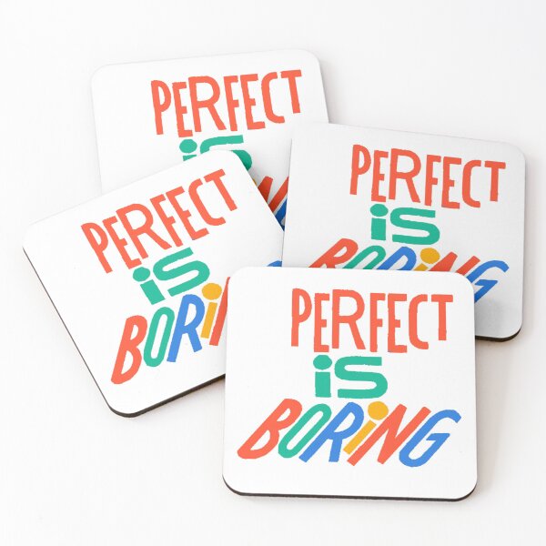 Item preview, Perfect is boring designed and sold by -SUGAR-RUSH-.